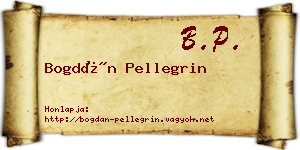 Bogdán Pellegrin névjegykártya